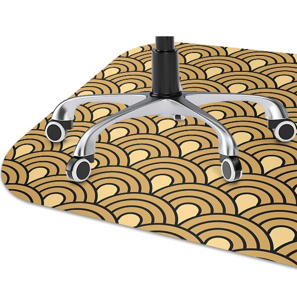 Office chair floor protector vintage Art