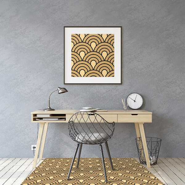 Office chair floor protector vintage Art