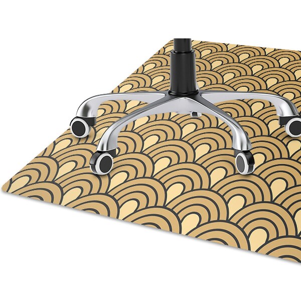 Office chair floor protector vintage Art