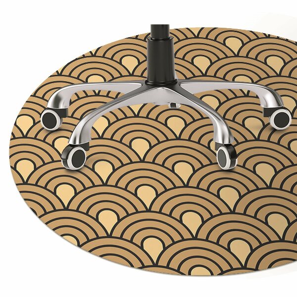 Office chair floor protector vintage Art