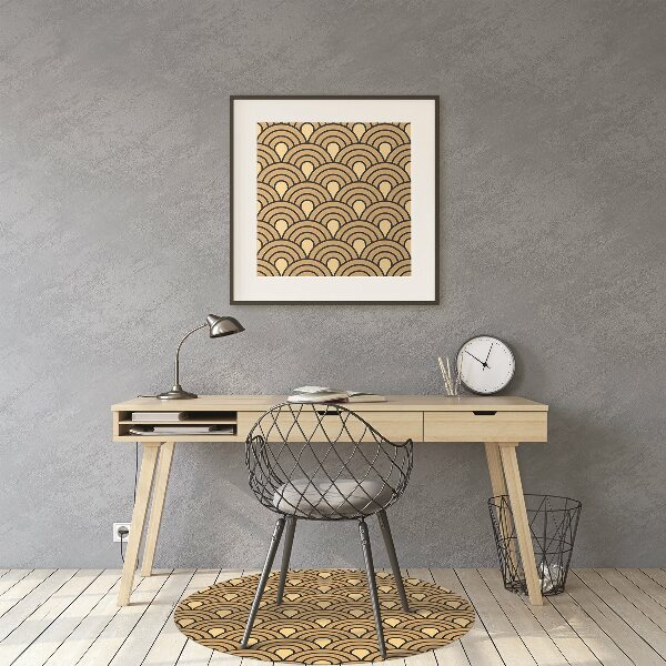 Office chair floor protector vintage Art