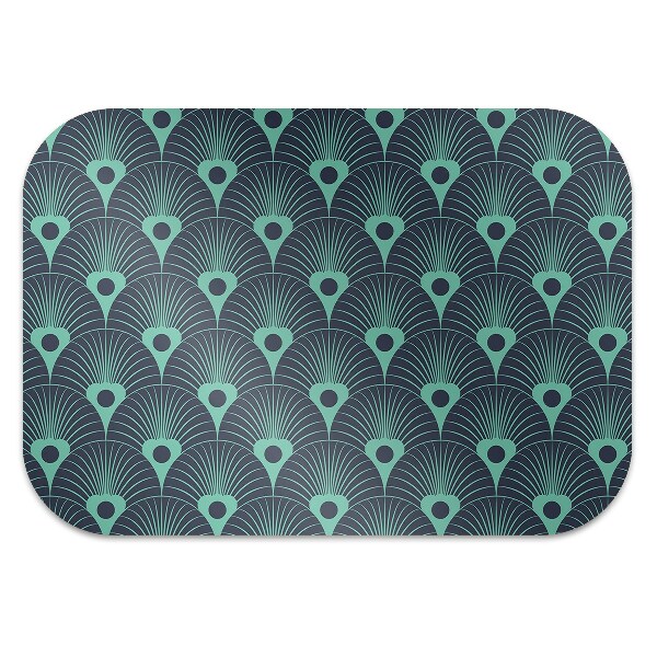 Office chair floor protector neon design