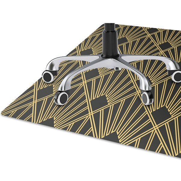 Desk chair mat Art Deco style
