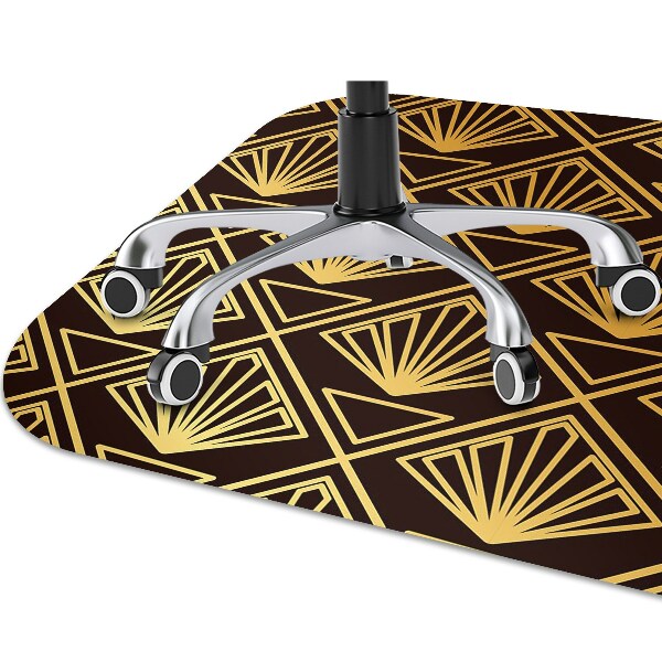 Desk chair mat Art Deco style