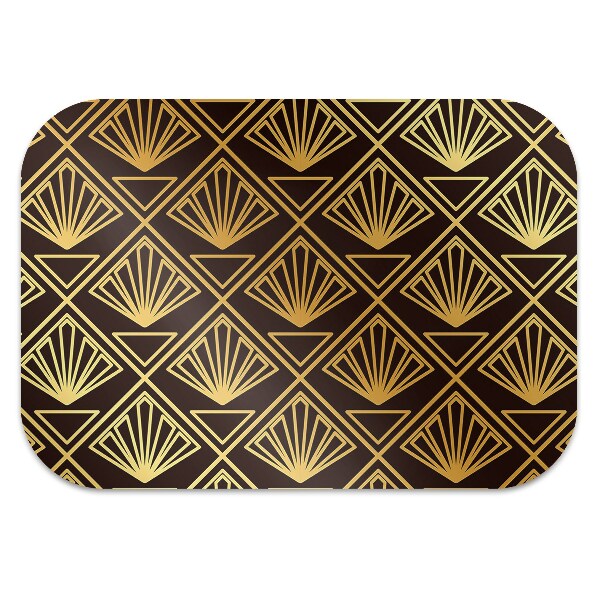 Desk chair mat Art Deco style