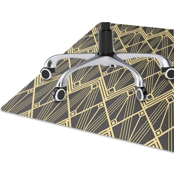 Office chair mat modern tiles