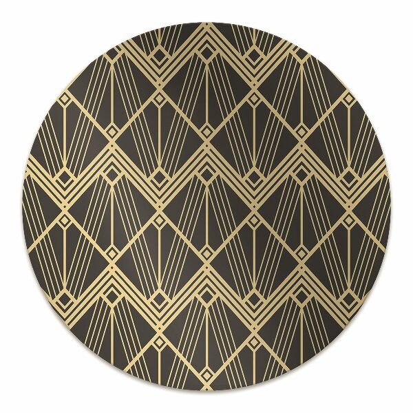 Office chair mat modern tiles