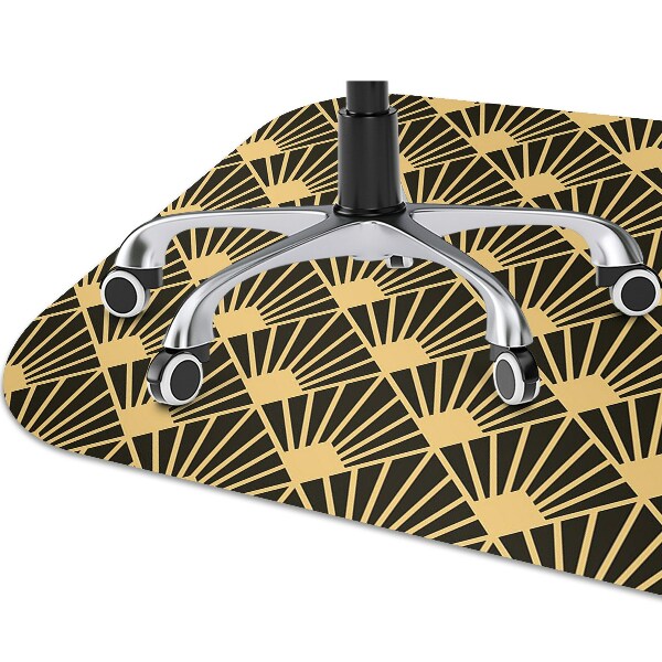 Office chair mat Art deco