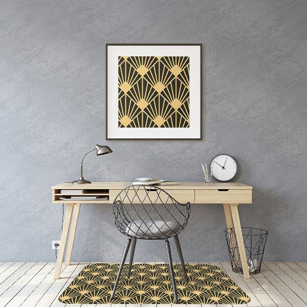 Office chair mat Art deco