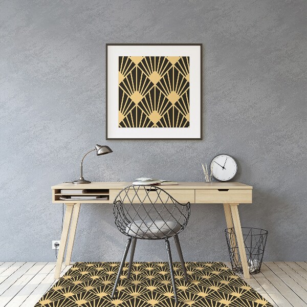 Office chair mat Art deco