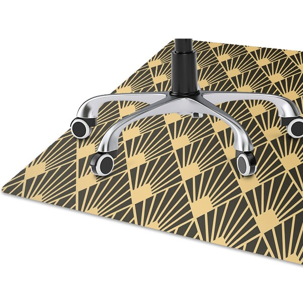 Office chair mat Art deco