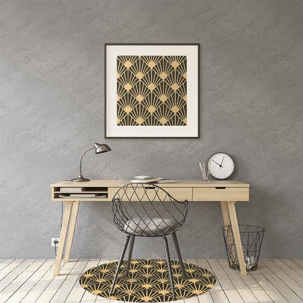 Office chair mat Art deco
