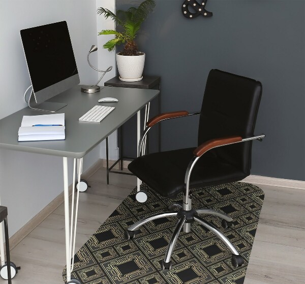 Office chair mat tiles