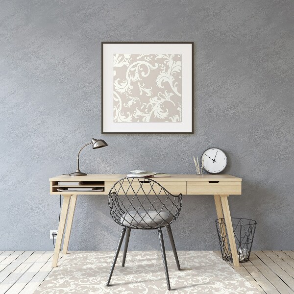 Office chair mat Ala pattern wallpaper