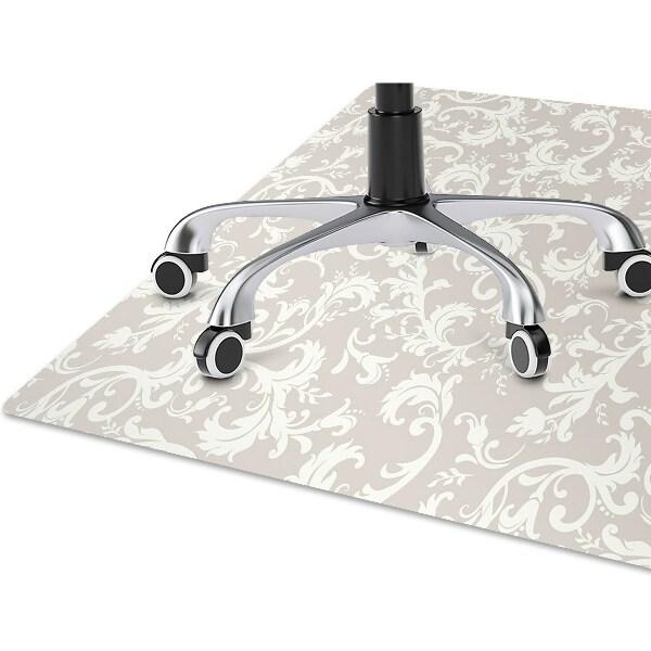 Office chair mat Ala pattern wallpaper