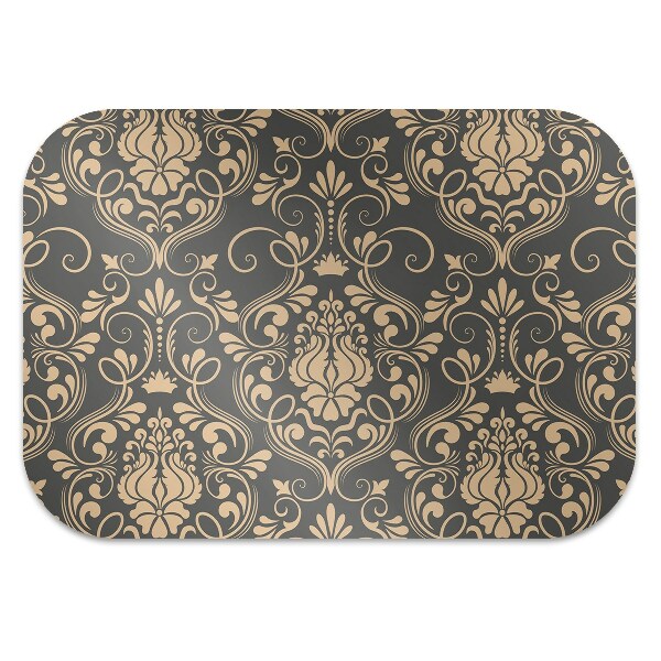 Office chair floor protector Golden ornament