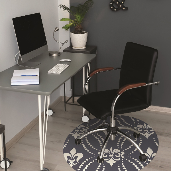 Office chair floor protector The classic pattern