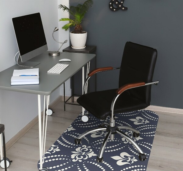 Office chair floor protector The classic pattern