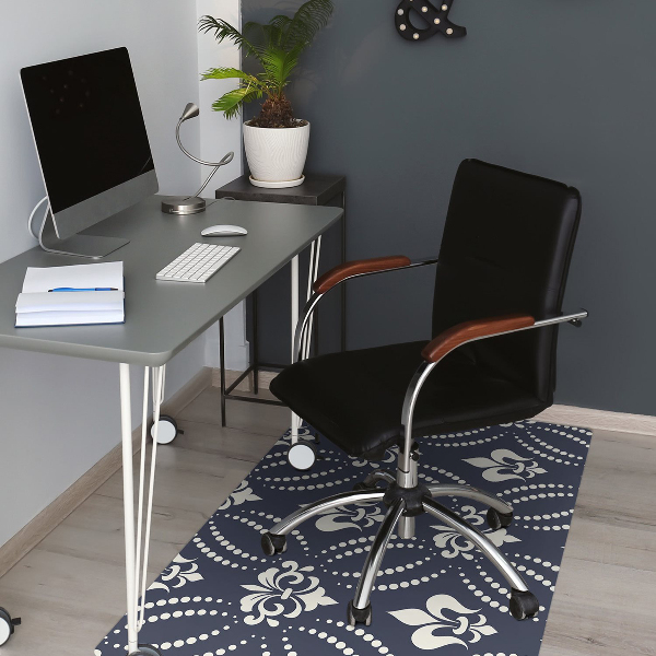 Office chair floor protector The classic pattern