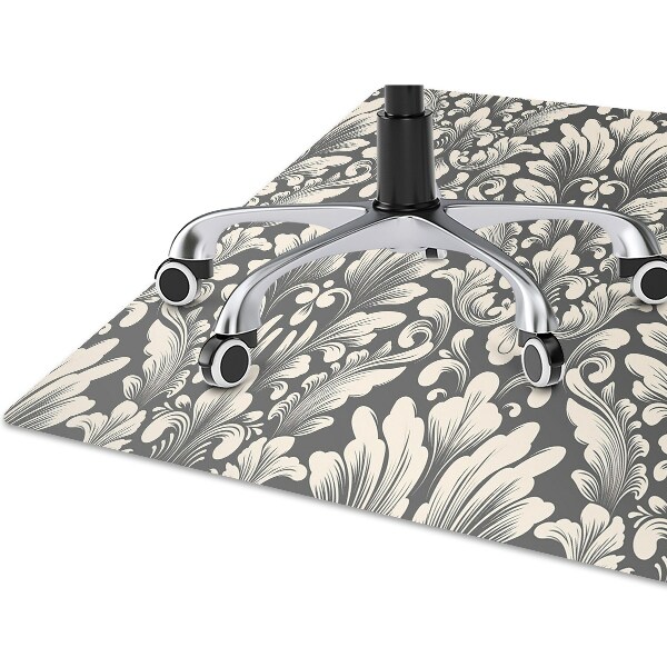 Office chair floor protector luxury pattern