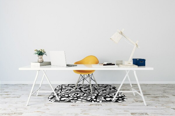 Office chair floor protector Old fashioned theme