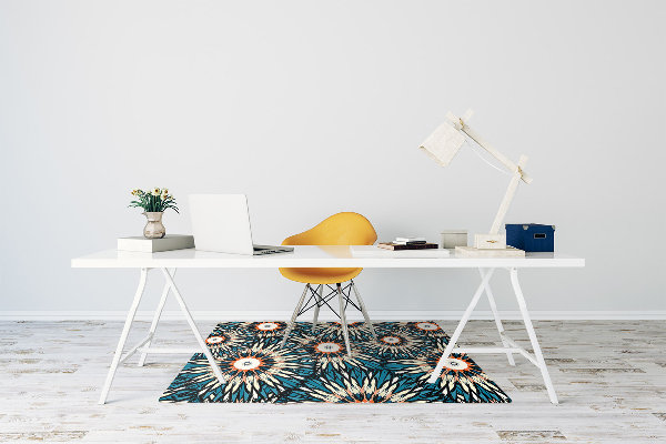 Office chair floor protector Beautiful mandala