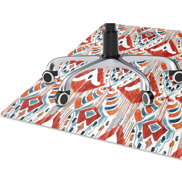Desk chair mat ethnic style