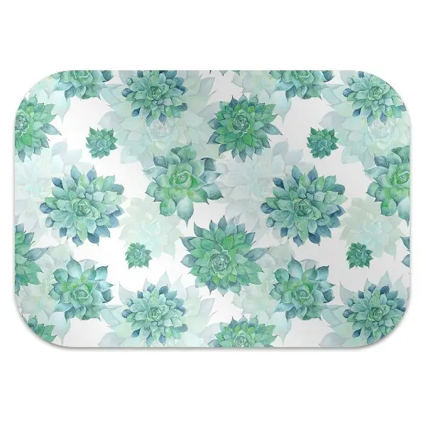 Office chair floor protector Succulents
