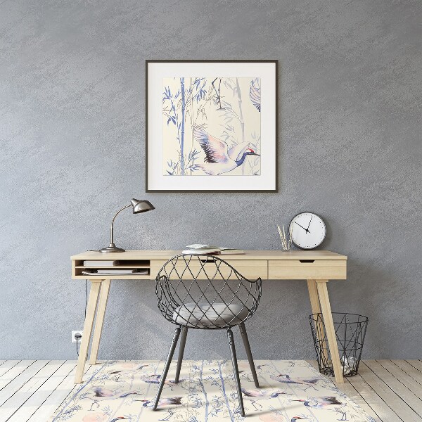 Computer chair mat dancing crane