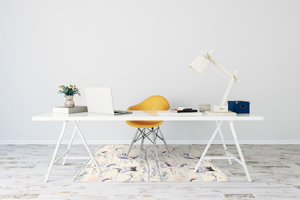 Computer chair mat dancing crane