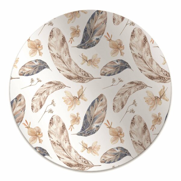 Chair mat floor panels protector Falling leaves
