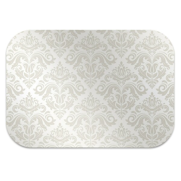 Office chair mat oriental pattern