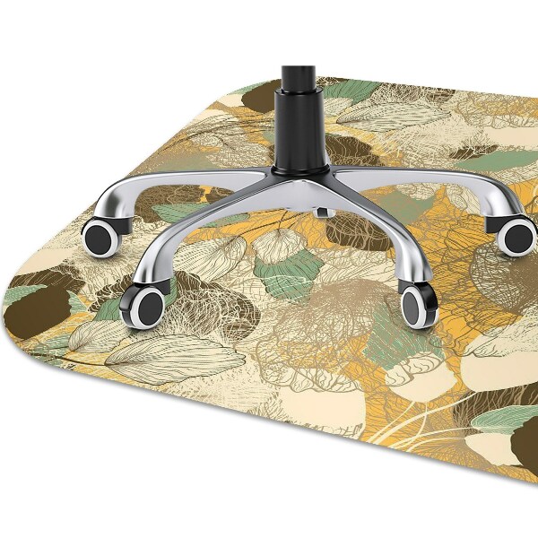 Computer chair mat retro art