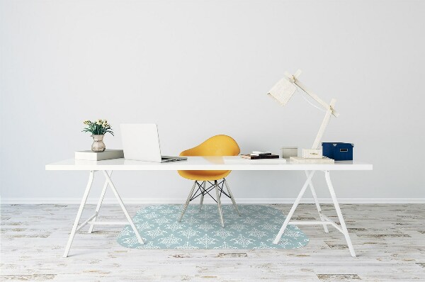 Office chair mat Damask