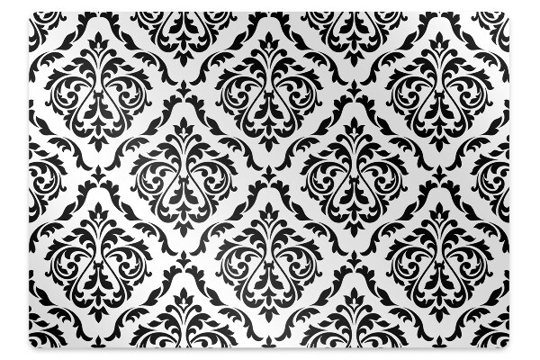 Office chair mat Damask