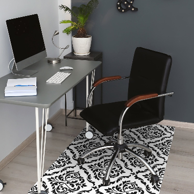 Office chair mat Damask