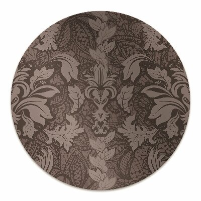 Chair mat floor panels protector Style damask pattern