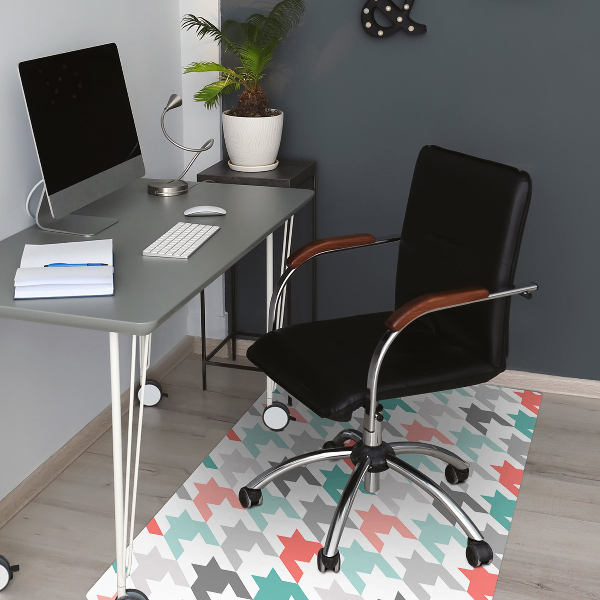 Chair mat floor panels protector color pipette