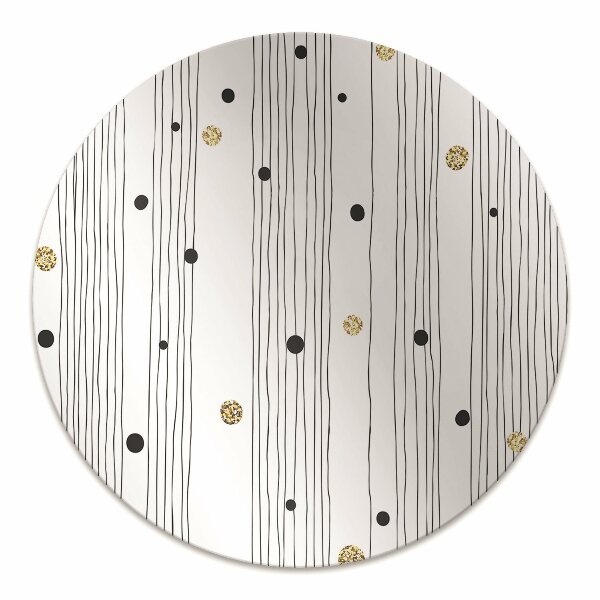 Desk chair mat thin lines