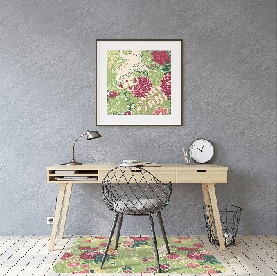 Desk chair mat fauna and Flora