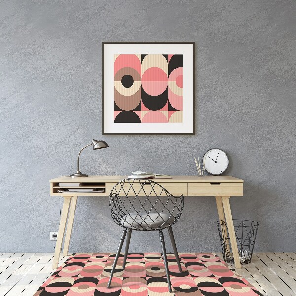 Computer chair mat vintage wheels