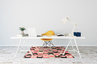 Computer chair mat vintage wheels