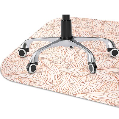 Office chair mat Autumn leaves