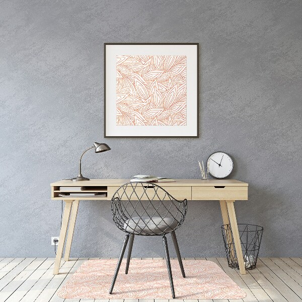 Office chair mat Autumn leaves