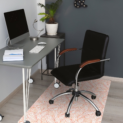 Office chair mat Autumn leaves