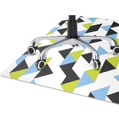 Office chair mat flying triangles