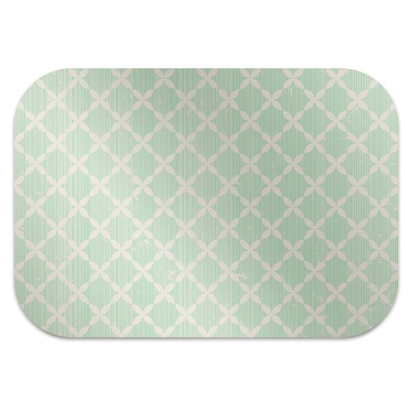 Desk chair mat colorful pattern