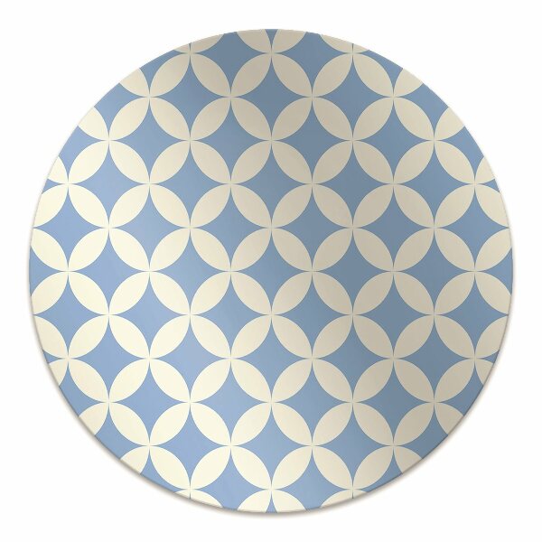 Office chair floor protector Moroccan tiles