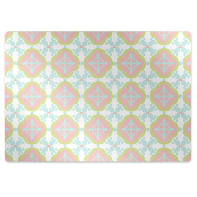 Office chair mat Spanish tile