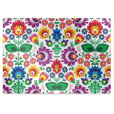 Chair mat floor panels protector staropolski pattern